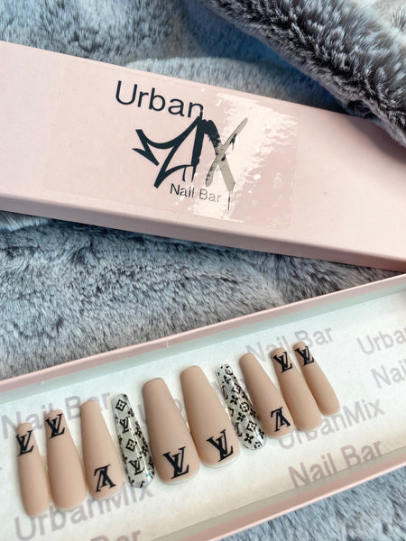 Basic LV Designer Nails – Urban Mix Nail Bar